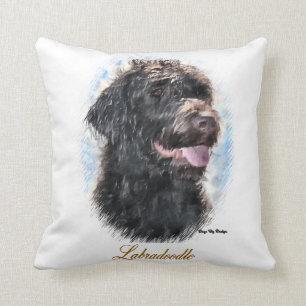 Labradoodle Liebhaber-Kunst-Geschenke Kissen