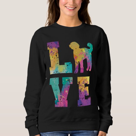 Labradoodle Love Sweatshirt (Vorderseite)