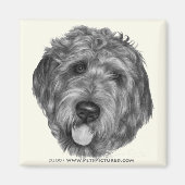 Labradoodle Magnet (Vorne)