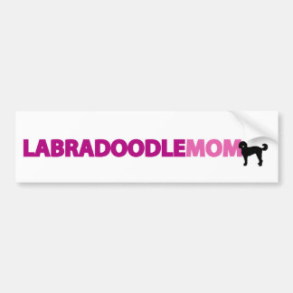 Labradoodle Mama Autoaufkleber