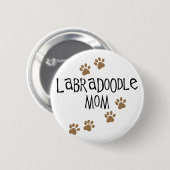 Labradoodle Mama Button (Vorne & Hinten)