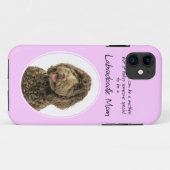 Labradoodle Mama-intelligenter Telefon-Kasten Case-Mate iPhone Hülle (Rückseite (Horizontal))