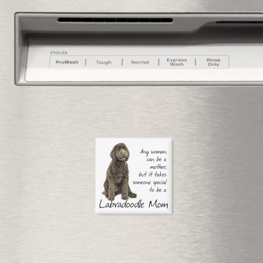 Labradoodle Mama Magnet (In Situ (Geschirrspüler))