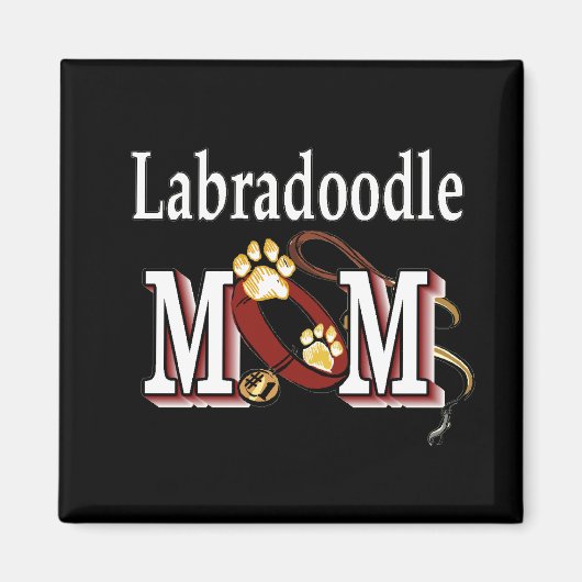 Labradoodle-MAMA Magnet (Vorne)