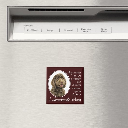 Labradoodle Mama Magnet (In Situ (Geschirrspüler))