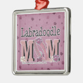 LabraDoodle MAMA Ornament Aus Metall (Links)