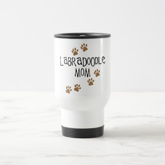Labradoodle Mama Reisebecher (Mittel)