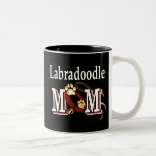 Labradoodle Mama-Tasse Zweifarbige Tasse
