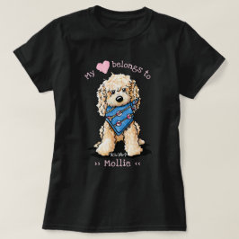 Labradoodle mein Herz gehört T-Shirt