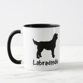 Labradoodle mit coolem Text Tasse (Links)
