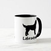 Labradoodle mit coolem Text Tasse (VorderseiteRechts)