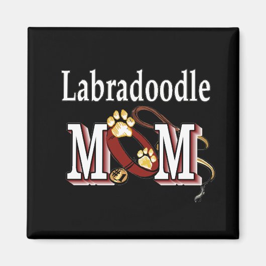 Labradoodle Mom Magnet (Vorne)
