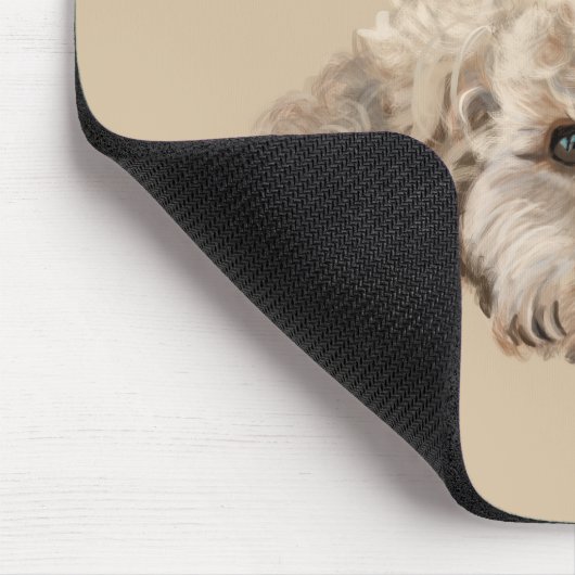 Labradoodle Mousepad (Ecke)