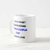 Labradoodle Papa, phantastisch Kaffeetasse (Vorderseite Links)