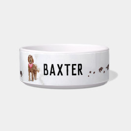Labradoodle Personalisiert Dog Bowl Napf