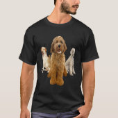 Labradoodle Pet Eigentümer Full Image Design T-Shirt (Vorderseite)
