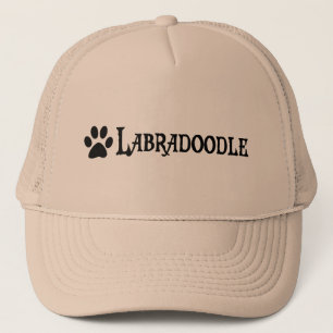 Labradoodle (Piratenart mit pawprint) Truckerkappe