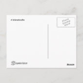 Labradoodle Postkarte (Rückseite)