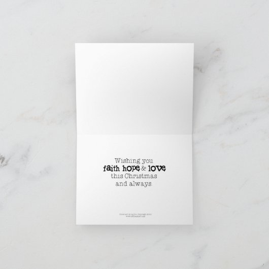 Labradoodle Rainbow Weihnachten (Innenseite)