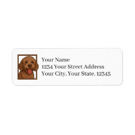 Labradoodle Return Address Labels