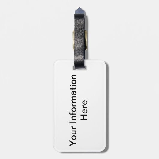 Labradoodle - Riley - Yoga-Hund Gepäckanhänger (Rückseite vertikal)