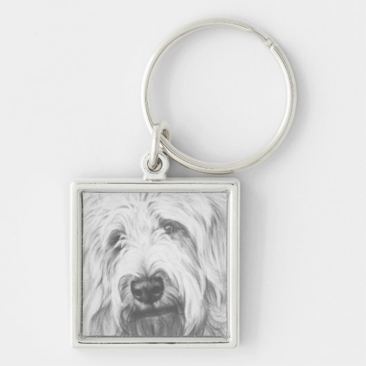 Labradoodle Schlüsselanhänger (Vorne)