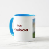 Labradoodle Tasse (Vorderseite Links)