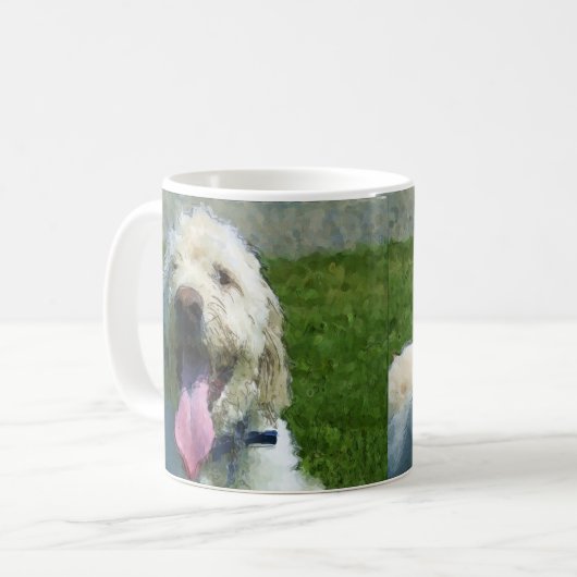 Labradoodle Tasse (Vorderseite Links)