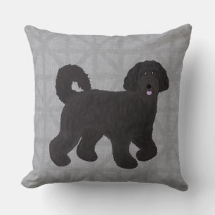 Labradoodle Throw Kissen