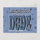 LabraDoodle-TYP Postkarte (Vorderseite)