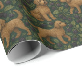 Labradoodle und BlackBerry Wrapping Paper Geschenkpapier (Rolleneckpunkt)