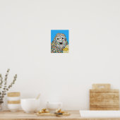 Labradoodle und Ducky Poster (Küche)