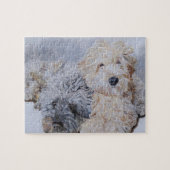 Labradoodle und Goldendoodle Puzzle (Horizontal)