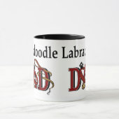 Labradoodle-Vater-Geschenke Tasse (Zentrum)