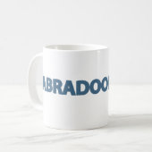 Labradoodle Vater Kaffeetasse (Vorderseite Links)