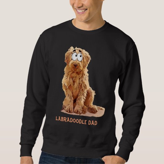 Labradoodle Vater Sweatshirt (Vorderseite)