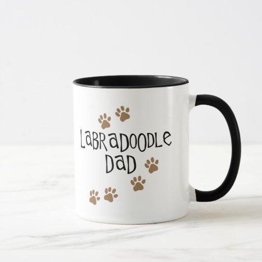 Labradoodle Vater Tasse (Rechts)