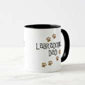 Labradoodle Vater Tasse (VorderseiteRechts)