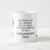 Labradoodle Vater-Tasse Jumbo-Tasse (Vorderseite)
