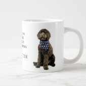 Labradoodle Vater-Tasse Jumbo-Tasse (Rechts)