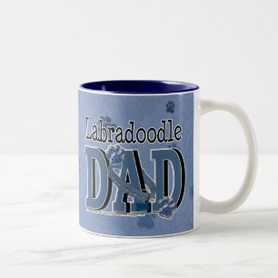 LabraDoodle VATER Zweifarbige Tasse