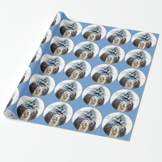 Labradoodle Weihnachten Geschenkpapier (Ungerollt)
