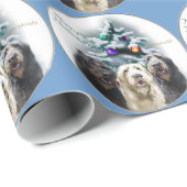 Labradoodle Weihnachten Geschenkpapier (Rolleneckpunkt)