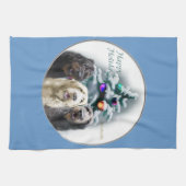 Labradoodle Weihnachten Küchentuch (Horizontal)