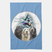 Labradoodle Weihnachten Küchentuch (Vertikal)
