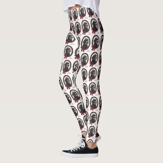 Labradoodle Weihnachten Leggings (Links)