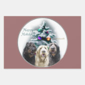 Labradoodle Weihnachtsgeschenke Geschenkpapier Set (Vorderseite 3)