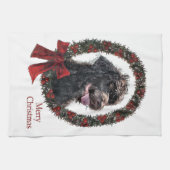 Labradoodle Weihnachtsgeschenke Handtuch (Horizontal)