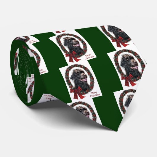 Labradoodle Weihnachtsgeschenke Krawatte (Gerollt)