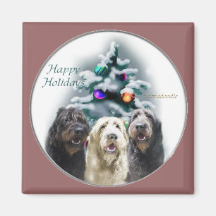 Labradoodle Weihnachtsgeschenke Magnet